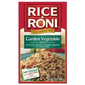 Rice A Roni Garden Vegetable Flavor 5.8 oz (Pack of 12)  