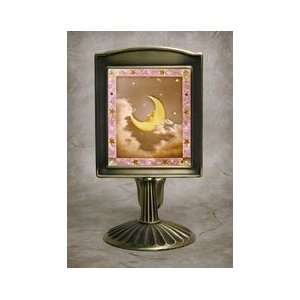  Man in the Moon Colored Lithophane Mantle Stand