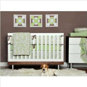  Bundle 96 Geo Sage Crib Bedding Collection (2 Pieces 