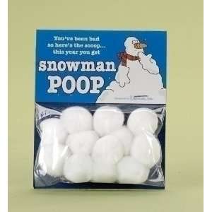  Club Pack of 36 Bags of Christmas Snowman Poop with 