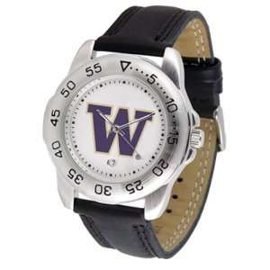  Washington Huskies NCAA Sport Mens Watch (Leather Band 