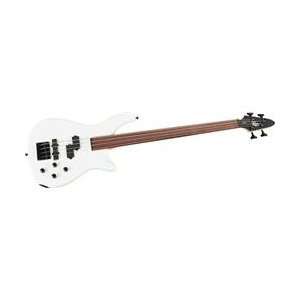   Electric Bass Guitar Pearl White (Pearl White) Musical Instruments