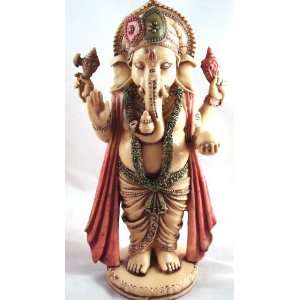  Standing Ganesh Statue 9 Inches Tall