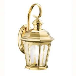 Kichler Lighting 9036PB Rockbridge Outdoor Sconce, Polished Brass