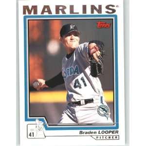  2004 Topps #111 Braden Looper   Florida Marlins (Baseball 