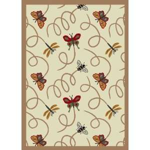  Nature Collection Wing Dings Beige Nylon STAINMASTER Rug 3 