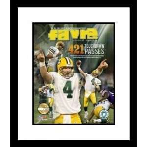 Brett Favre Green Bay Packers   421 TDs Collage   Framed 8x10 