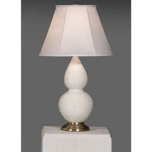 Robert Abbey 1680 Double Gourd   Accent Lamp, Lily Glazed Ceramic 