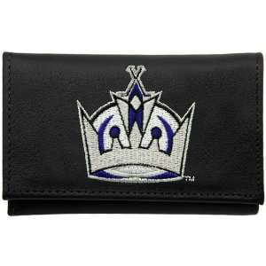  Rico Los Angeles Kings Embroidered Leather Tri Fold Wallet 