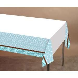  Blue Safari Plastic Banquet Table Covers