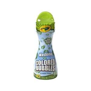    Crayola Washable Colored Bubbles Screamin Green Toys & Games