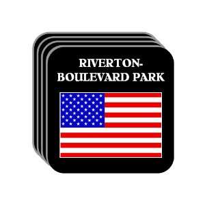 US Flag   Riverton Boulevard Park, Washington (WA) Set of 