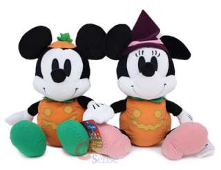 Disney Mickey & Minnie Mouse Plush Doll  Halloween 14  
