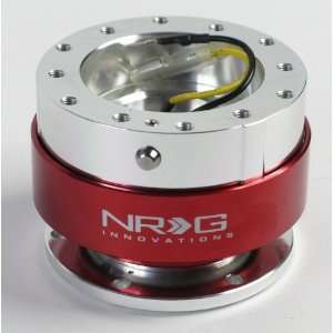  NRG Steering Wheel Quick Release Kit   Gen 1.0   Silver 