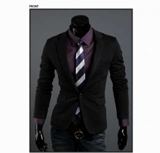 2012 NEW Mens Korean Classic High Quality Slim Cool Style Suit Top 