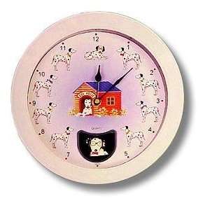  Dalmatian Dog House Pendulum Wall Clock SS 96005