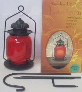 Flameless Candle LED Indoor Outdoor Lantern with Timer Selection of 