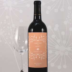  Forget Me Not Wine Label   Great Spring / Summer Theme 