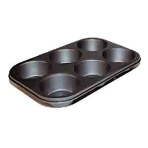 Muffin Pan, 6 Compartments, Aluminum W/Non Stick Coating (24 Pieces 