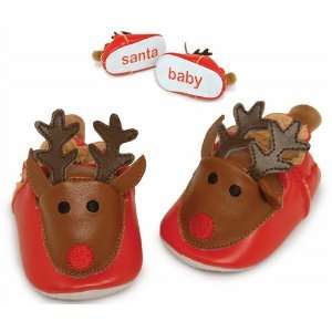  Musical Reindeer Christmas Baby Booties by Mud Pie Baby