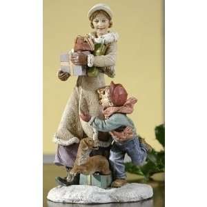  Trudy the Shopping Lady with Boy By Josephs Studio 37019 