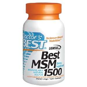  Doctors Best   Best Msm, 1500mg, 120 tablets Health 