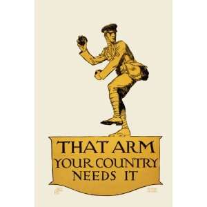 That arm   your country needs it 24X36 Giclee Paper 
