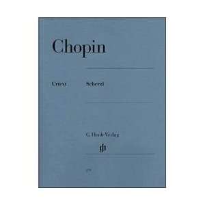  G. Henle Verlag Chopin Scherzos Opus 20 Scherzi Urtext 