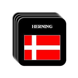  Denmark   HERNING Set of 4 Mini Mousepad Coasters 