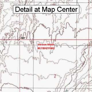  USGS Topographic Quadrangle Map   Vinson Wash, Idaho 