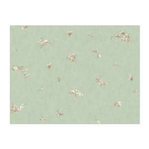   Keepsake GP7312 Floral Toss Wallpaper, Mint Green