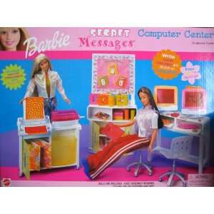  Barbie Secret Messages Computer Center Playset (2000 