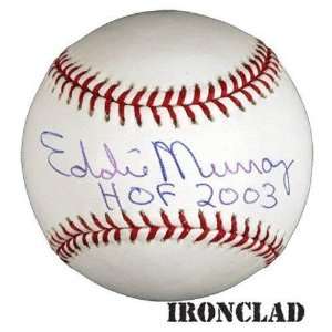 Signed Eddie Murray Baseball   HOF w HOF 2003 Insc.   Autographed 