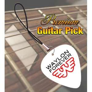  Waylon Jennings Premium Guitar Pick Phone Charm Musical 