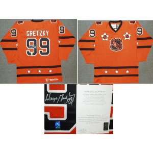 Wayne Gretzky Signed 1980 All Star Authentic M&N Orange 