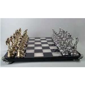 Raiders Great American Collectors Pewter Chess Set  Sports 