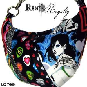  Rock Royalty Large Hobo Handbag