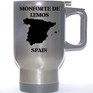  Spain (Espana)   MONFORTE DE LEMOS Stainless Steel Mug 