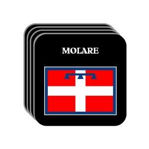   Region, Piedmont (Piemonte)   MOLARE Set of 4 Mini Mousepad Coasters
