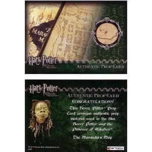   Potter Azkaban Update Prop Card   Marauders Map # / 500 Toys & Games