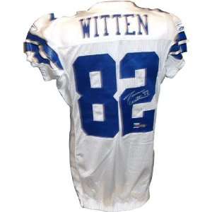  Jason Witten Signed #82 Cowboys 2008 Game Issued White 