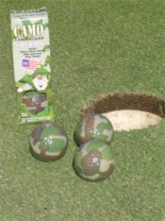 Camouflage Golf Balls Gag Gift and Camo Present  