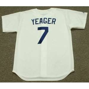 STEVE YEAGER Los Angeles Dodgers 1981 Majestic Cooperstown Throwback 