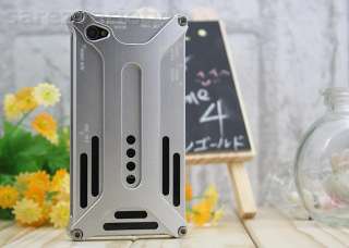 NEW SILVER DURABLE ALUMINUM METAL HARD CASE COVER FULL BODY FOR IPHONE 