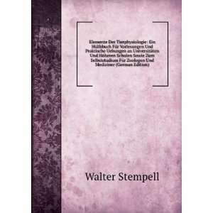   FÃ¼r Zoologen Und Mediziner (German Edition) Walter Stempell Books