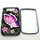 Front & Back Bling Diamond Case Crystal Cover For Blackberry Torch 