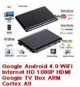   1080P HDMI Google Android 2.3 Wifi Media Player Internet TV Box  