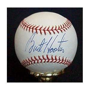  Burt Hooten Autographed Baseball   Autographed Baseballs 