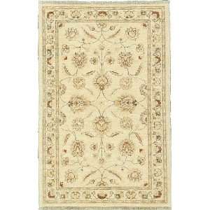  32 x 410 Ivory Hand Knotted Wool Ziegler Rug Furniture & Decor