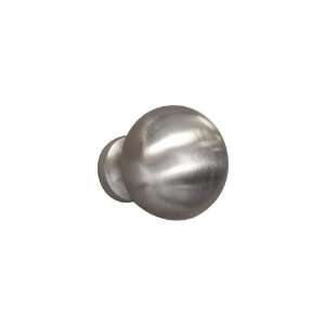  1 Solid Brass Contemporary Cabinet Knob   Brushed Nickel 